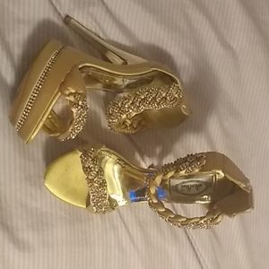 Gold Heels